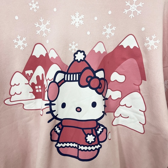 NWT Hello Kitty Winter Holiday Sweatshirt Women’s Medium - Picture 4 of 13